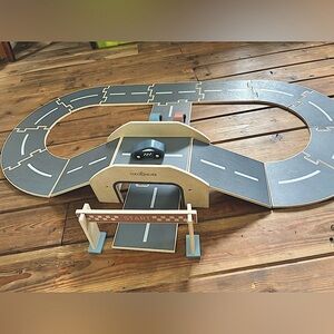 Coco Village Wooden Car Racetrack Toy